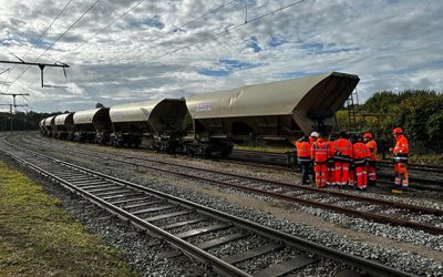 Mise en pratique sur site ferroviaire pour nos stagiaires Agent sol
