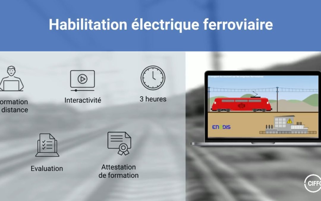Nouveau module e-learning « Habilitation électrique ferroviaire »